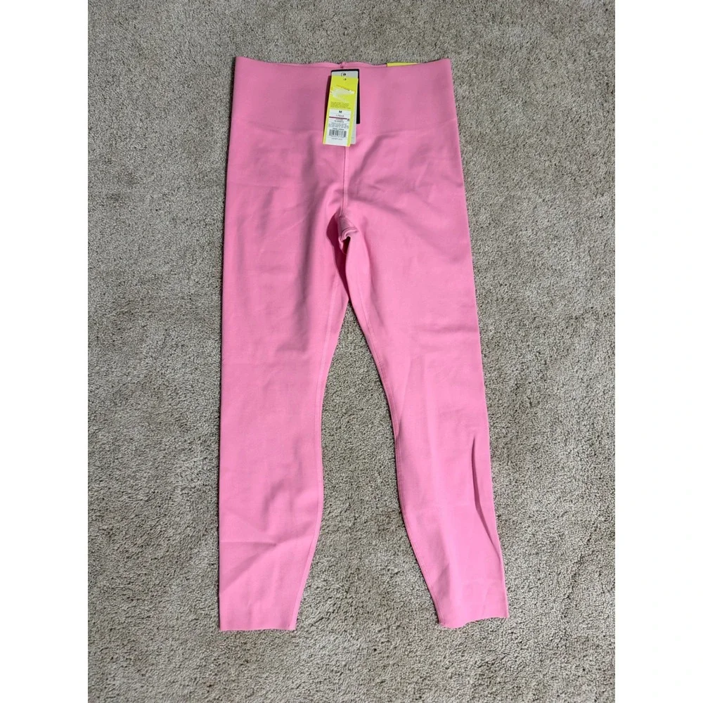 All in Motion Super Flex Bonded Leggings Pink Ultra High Rise 7/8 Length Medium